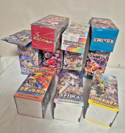 Pokemon Korean Booster Box Lot x10 Sealed Mixed Collection Factory Sealed - Image 1