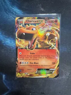 Charizard EX 11/106 Ultra Rare Holo XY Flashfire Pokemon TCG Holographic 2014 - Image 1