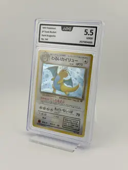 POKEMON DARK DRAGONITE RARE HOLO KARTE NO.149 JAPANISCH AOG 5.5 GRADED SLAB - Image 2