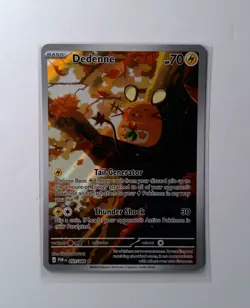 Pokemon Me03: Perfect Order Dedenne 093/088 IR Shiny Rare Holo English NM - Image 1