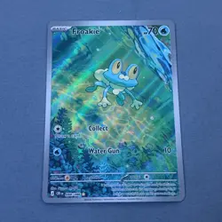 Pokemon TCG Froakie 088/086 Me04: Chaos Rising Holo IR Rare - Image 1