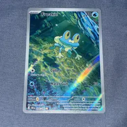 Pokemon TCG Froakie 088/086 Me04: Chaos Rising Holo IR Rare - Image 2