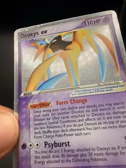 Pokemon TCG Deoxys ex (Attack) EX Deoxys 98/107 Holo Holo Rare EX - LP - Image 2
