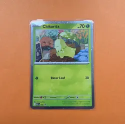 Pokemon TCG Chikorita Black Star Promo MEPI 069 Holo Rare - Image 1