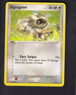 Zigzagoon 7/10 EX Trainer Kit Latios Pokemon Near Mint - Image 1