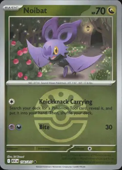 Noibat (Friend Ball) 156/217 Common Ascended Heroes Pokemon Near Mint - Image 1