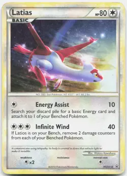 Latias HGSS10 Promo HGSS Black Star Promos Pokemon MP - Image 1
