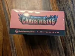 Chaos Rising POKEMON CENTER Exclusive Elite Trainer Box ETB New Factory Sealed - Image 4