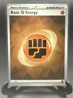 Basic Fighting Energy SVE 014 Reverse Holo Pokemon Prismatic Evolutions 2025 - Image 1