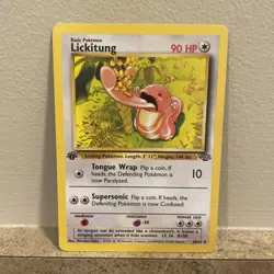 Lickitung 38/64 1st Edition - Jungle WOTC Wizards Pokemon TCG 1999 - LP/MP - Image 1