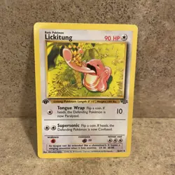 Lickitung 38/64 1st Edition - Jungle WOTC Wizards Pokemon TCG 1999 - LP/MP - Image 2