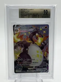 BGS 10 Charizard VMAX SV107/SV122 Shining Fates 2021 Pokemon - Image 1