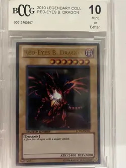 Konami Red-Eyes B. Dragon LC01-EN006 Legendary Collection 1 BCCG 10 Ultra Rare - Image 1