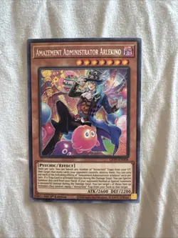 Yu-Gi-Oh! Amazement Administrator Arlekino LIOV-EN006 Secret Rare 1st Edition NM - Image 1