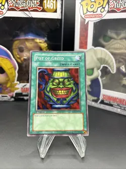 Yu-Gi-Oh! Pot of Greed SD1-EN015 1st Edition Structure Deck: Dragon's Roar - Image 2