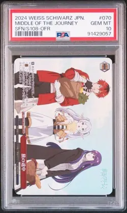 PSA10 WEISS SCHWARZ FRIEREN: BEYOND JOURNEY'S END 070 MIDDLE OF THE JOURNEY OFR - Image 1