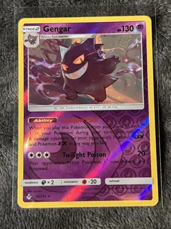 Pokemon Gengar Reverse Holo Rare 70/214 Unbroken Bonds - Mint / NM - Image 1