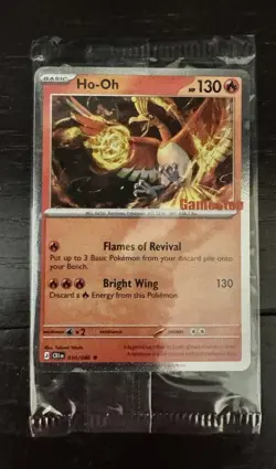 Pokemon Ho-Oh GameStop Promo Holo Exclusive Stamped Card 010/086 - Image 1