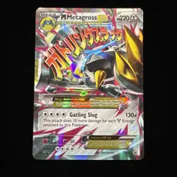 Mega M Metagross EX XY35 Black Star Promo - Pokemon TCG Card XY 2014 LP - Image 1