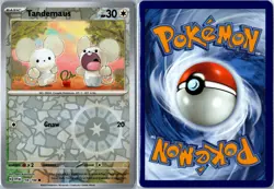 Pokemon Card - Tandemaus Scarlet & Violet 159/198 2023 Common Reverse Holo NM - Image 3