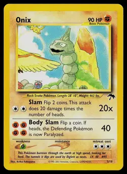 Pokemon Card - Onix Southern Islands 3/18 - Image 1