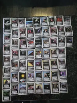 60 Card Lot, 1994 Star Trek The Next Generation TCG - Image 2