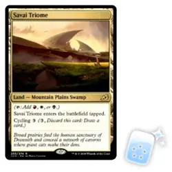 SAVAI TRIOME Ikoria IKO Magic MTG MINT CARD - Image 1