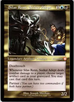 Silas Renn, Seeker Adept (Retro Frame) 129 Commander: The Brothers' War NM - Image 1