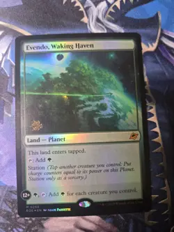 Evendo Waking Haven Edge of Eternities Prerelease Promo Foil - Small Seller 😺 - Image 1