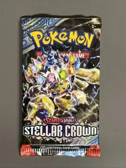 Pokemon * Stellar Crown * Scarlet & Violet SV07 Booster Pack - Image 1