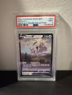 Arceus V SWSH204 Holo Pokemon TCG Promo PSA 9 Mint - Image 1