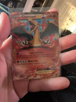 Pokemon TCG Charizard-EX XY Black Star Promos XY17 Holo Promo MP 3 - Image 1