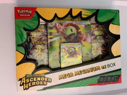 Pokemon TCG Mega Evolution Ascended Heroes Meganium ex Box - Image 1