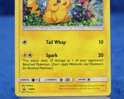 Pikachu SM86 General Mills Promo Holo Foil 2017 Moderately Played Pokemon TCG - Image 4