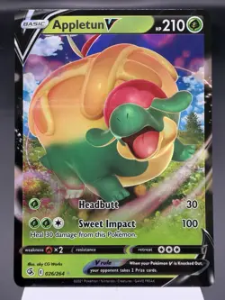 Appletun V 026/264 - Ultra Rare Holo - Fusion Strike Pokemon Card NM - Image 1