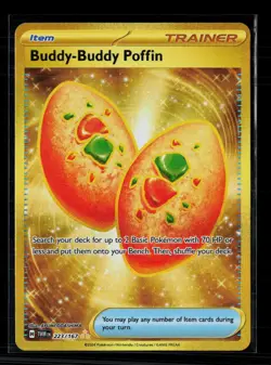 Pokemon 2024 Twilight Masquerade Buddy-Buddy Poffin UR HR #223/167 - Image 1