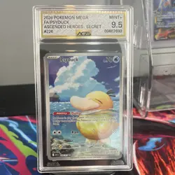 Pokemon TCG Psyduck 226/217 Illustration Rare Ascended Heroes 2026 AGS 9.5 - Image 1