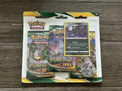 Pokemon TCG Sword and Shield Evolving Skies Three Booster Packs Umbreon Promo 820650808814 - Image 1