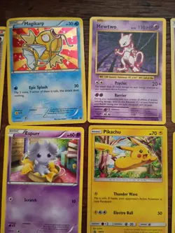 Pokemon TCG Mixed Card Lot Pikachu Mewtwo Magikarp Holos Promos XY/SWSH - Image 1