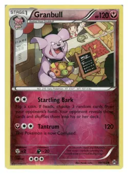 Granbull 99/162 Uncommon BREAKthrough Pokemon Reverse Holo Moderately Played - Image 1