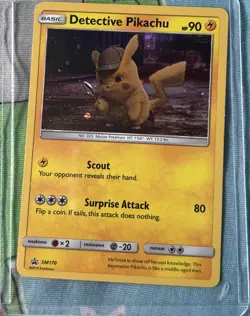 Pokemon TCG Detective Pikachu SM170 Sm Holo rare - Image 1