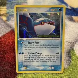 Kyogre EX Emerald 15/106 Pokemon TCG Reverse Holo Rare HP - Image 1