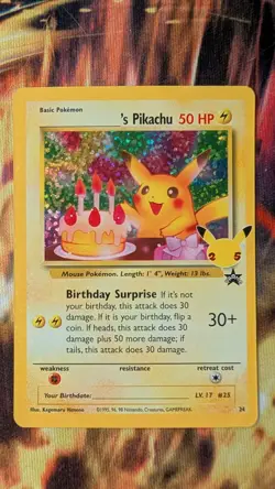 Pokemon Pikachu 24/53 Celebrations: Classic Collection - Image 1