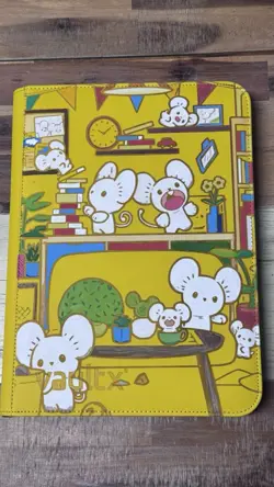 Pokemon 9-Pocket VaultX Binder Maushold Chinese Exclusive Yellow Paint Engraved - Image 2