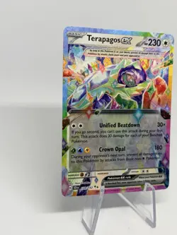Terapagos ex SER EN 128/142 Double Rare Holo Pokemon TCG - Image 2