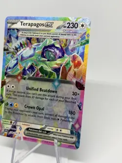 Terapagos ex SER EN 128/142 Double Rare Holo Pokemon TCG - Image 3