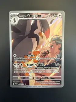 Pokemon Ascended Heroes Larry's Staraptor Illustration Rare 249/217 English NM - Image 1
