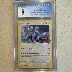 LUGIA - POKEMON - (2020) - WOTC - BLACK STAR PROMO - # SWSH069 - CGC 9 MINT - Image 1