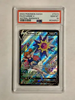 PSA 10 Starmie V TG13/TG30 Astral Radiance TG Ultra Rare FA Holo 2022 Eng - Image 1