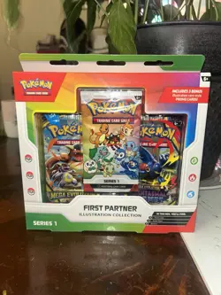 Pokemon TCG First Partner Illustration Collection Series 1 New Sealed - Image 1